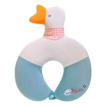 Almofada de viagem Duck Anime em forma de U 30x30cm de algodão PP Almofada de viagem Duck Anime em forma de U 30x30cm de algodão PP
