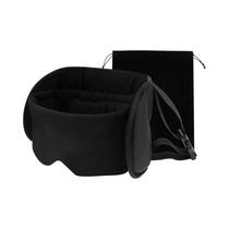 Almofada De Viagem Em Algodão 2 Em 1 360 graus Suporte Para Cabeça De Avião Com Máscara Para Olhos E Almofada De Viagem Em Algodão 2 Em 1 360 graus Suporte Para Cabeça De Avião Com Máscara Para Olhos E