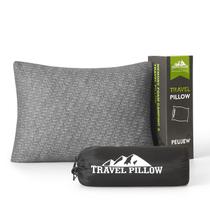 Almofada de viagem PEUJEW Compressible Memory Foam Cinza 58x41cm Almofada de viagem PEUJEW Compressible Memory Foam Cinza 58x41cm