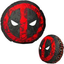 Almofada Deadpool 3D Redonda 35x35 Cm Aveludada Oficial Marvel - Zona Criativa Almofada Deadpool 3D Redonda 35x35 Cm Aveludada Oficial Marvel - Zona Criativa