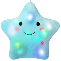 Almofada DearSun 35 cm Light Up Star Plush Blue