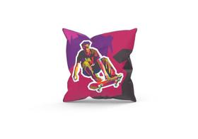 Almofada Decorativa 25x25 Personalizada Skatista Pop Art Almofada Decorativa 25x25 Personalizada Skatista Pop Art