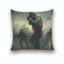 Almofada Decorativa 25x25 Personalizado Cheias COD Guerra