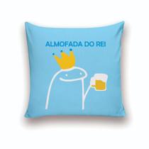 Almofada Decorativa 25x25 Personalizado Cheias Flork Rei