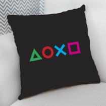 Almofada Decorativa 40 x 40cm Botões Playstation
