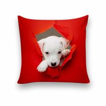 Almofada Decorativa 40x40 Personalizado Cheias Pitbull Filhote