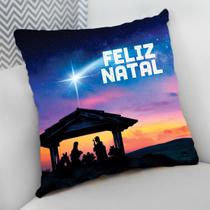 Almofada Decorativa 40x40 Personalizado Natal Boas Festas Final do Ano