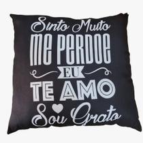 Almofada Decorativa Cheia 50x50 Sofá Sala Quarto - Ho'oponopono Me Perdoe Eu Te Amo