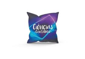 Almofada Decorativa Cheia c/ Zíper 25x25 Ciências Contábeis