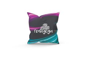 Almofada Decorativa Cheia c/ Zíper 25x25 Pedagogia
