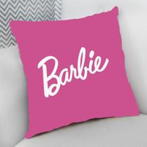Almofada Decorativa Cheia c/ Zíper 25x25cm, Barbie Almofada Decorativa Cheia c/ Zíper 25x25cm, Barbie