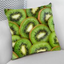 Almofada Decorativa Cheia c/ Zíper 25x25cm Kiwi