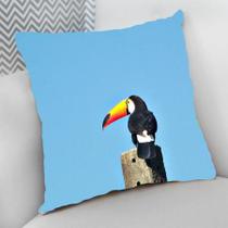 Almofada Decorativa Cheia c/ Zíper 25x25cm, Tucano Almofada Decorativa Cheia c/ Zíper 25x25cm, Tucano