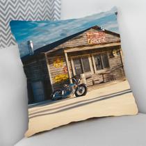 Almofada Decorativa Cheia c/ Zíper 40x40 Carros Motos Duas Quatro Rodas