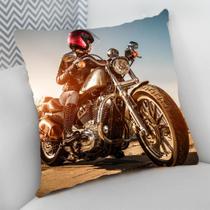 Almofada Decorativa Cheia c/ Zíper Carros Motos Duas Quatro Rodas