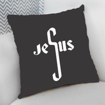 Almofada Decorativa Cheia c/ Zíper Estampas Evangélico Católico Almofada Decorativa Cheia c/ Zíper Estampas Evangélico Católico