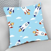 Almofada Decorativa Cheia c/ Zíper Infantil Kids Estampa Desenhos