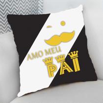 Almofada Decorativa Cheia c/ Zíper Pais Loucos por Futebol Almofada Decorativa Cheia c/ Zíper Pais Loucos por Futebol