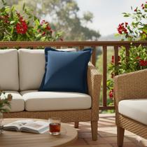 Almofada Decorativa com Enchimento de 60x60 cm com Abas em Suede Almofada Decorativa com Enchimento de 60x60 cm com Abas em Suede