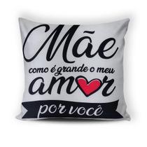 Almofada Decorativa Com Refil Comemoração Dia Das Mães - Pascogran Store Enxoval e Decoração Casa