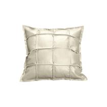 Almofada Decorativa de Couro Legítimo 45x45cm Luiza Tiza - Mozzelar