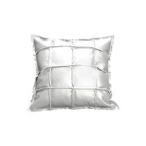 Almofada Decorativa de Couro Legítimo 50x50cm Luiza Branco - Mozzelar Almofada Decorativa de Couro Legítimo 50x50cm Luiza Branco - Mozzelar