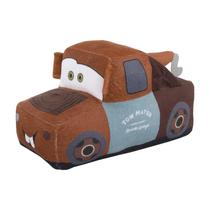 Almofada decorativa de pelúcia para crianças Disney Cars Mater Brown 3D Almofada decorativa de pelúcia para crianças Disney Cars Mater Brown 3D