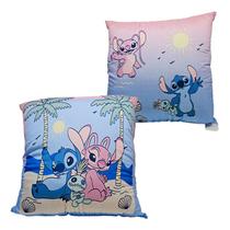 Almofada Decorativa Disney Stitch e Angel Praia 43x43cm AL0417.8613 - Hedrons