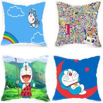 Almofada decorativa Doraemons Anime x4 Almofada decorativa Doraemons Anime x4