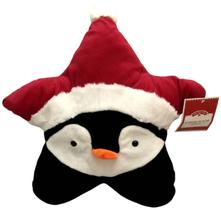 Almofada Decorativa Em Formato De Estrela Pinguim - Decoração De Natal Natalina Para Casa Sofá - Holiday Time