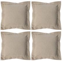 Almofada Decorativa em Linho de 60x60cm com Abas com Enchimento