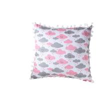 Almofada Decorativa Estampada Nuvem Rosa