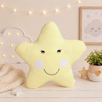 Almofada Decorativa Estrela para Quarto de Bebê 01 Peça Diversas Cores