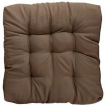 Almofada Decorativa Futon Assento Cadeira 60x60cm Sofá Poltrona Cheia Grande Caqui Almofada Decorativa Futon Assento Cadeira 60x60cm Sofá Poltrona Cheia Grande Caqui