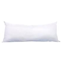 Almofada Decorativa Grande Para Encostar e Dormir de Lado Travesseiro Encosto Cama Sofá Pallet Decoração Branca 35x95