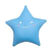 Almofada Decorativa Infantil Fom Estrela Azul Macia _FOM_ESAZ Almofada Decorativa Infantil Fom Estrela Azul Macia _FOM_ESAZ