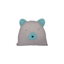 Almofada Decorativa Infantil Urso Cinza