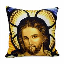 Almofada Decorativa Jesus Estampada 39x39cm Almofada Decorativa Jesus Estampada 39x39cm