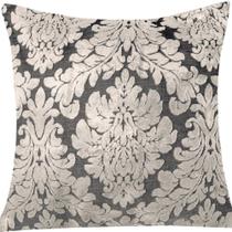 Almofada Decorativa Madri com Refil 45cm x 45cm 100% Poliéster - Prata Almofada Decorativa Madri com Refil 45cm x 45cm 100% Poliéster - Prata
