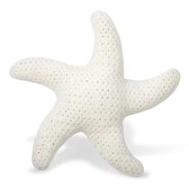 Almofada decorativa Marble Empire White Starfish com lantejoulas
