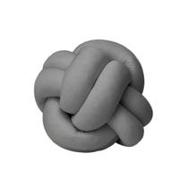 Almofada Decorativa Nó - 25cm Cinza