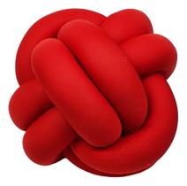 Almofada Decorativa Nó Escandinavo Vermelho