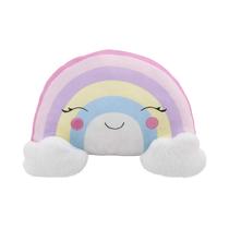 Almofada decorativa NoJo Rainbow Shaped Plush Sherpa 40x30cm