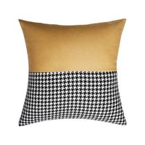 Almofada decorativa Nordic Style Houndstooth 40x40cm Poliéster