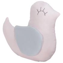 Almofada Decorativa Passarinho Cores Cor:Rosas