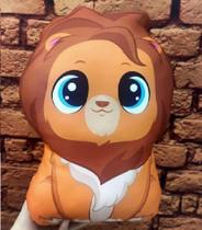 Almofada Decorativa Personalizada Fazendinha Leão Mundo Encantado 38x25