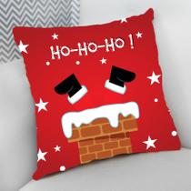 Almofada Decorativa Personalizado Natal Papai Noel Chaminé - Criative Gifts
