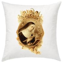 Almofada Decorativa Santa Rita De Cássia 30 X 30 Cm