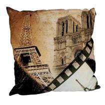 Almofada Decorativa Torre Eiffel Atêlie Valverde 42x42 Almofada Decorativa Torre Eiffel Atêlie Valverde 42x42