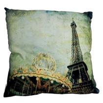 Almofada Decorativa Torre Eiffel Atêlie Valverde 42x42 Almofada Decorativa Torre Eiffel Atêlie Valverde 42x42
